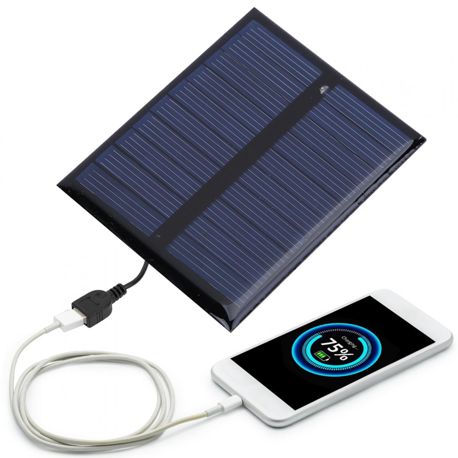 0.5W 5V Outdoor Portable High Efficiency Polysilicon Solar Panel Battery Charger 