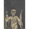 thumbnail image 2 of Karl Wiener 11x14 Black Ornate Wood Framed Double Matted Museum Art Print Titled: Untitled; Out of; ‘The 150 Leaves’ XXXV (1944), 2 of 5