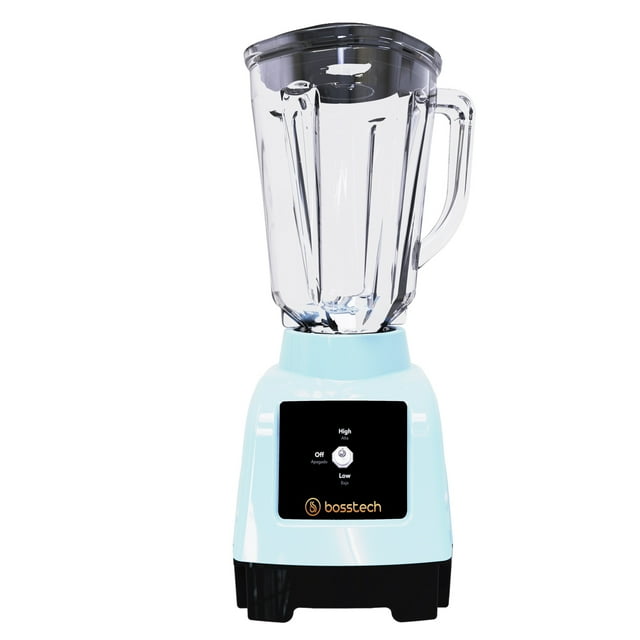 Licuadora Bosstech B2 Potencia 550 Watts 2 Velocidades Vaso de Vidrio Capacidad 2L BOSSTECH BSED-GB2-VBL