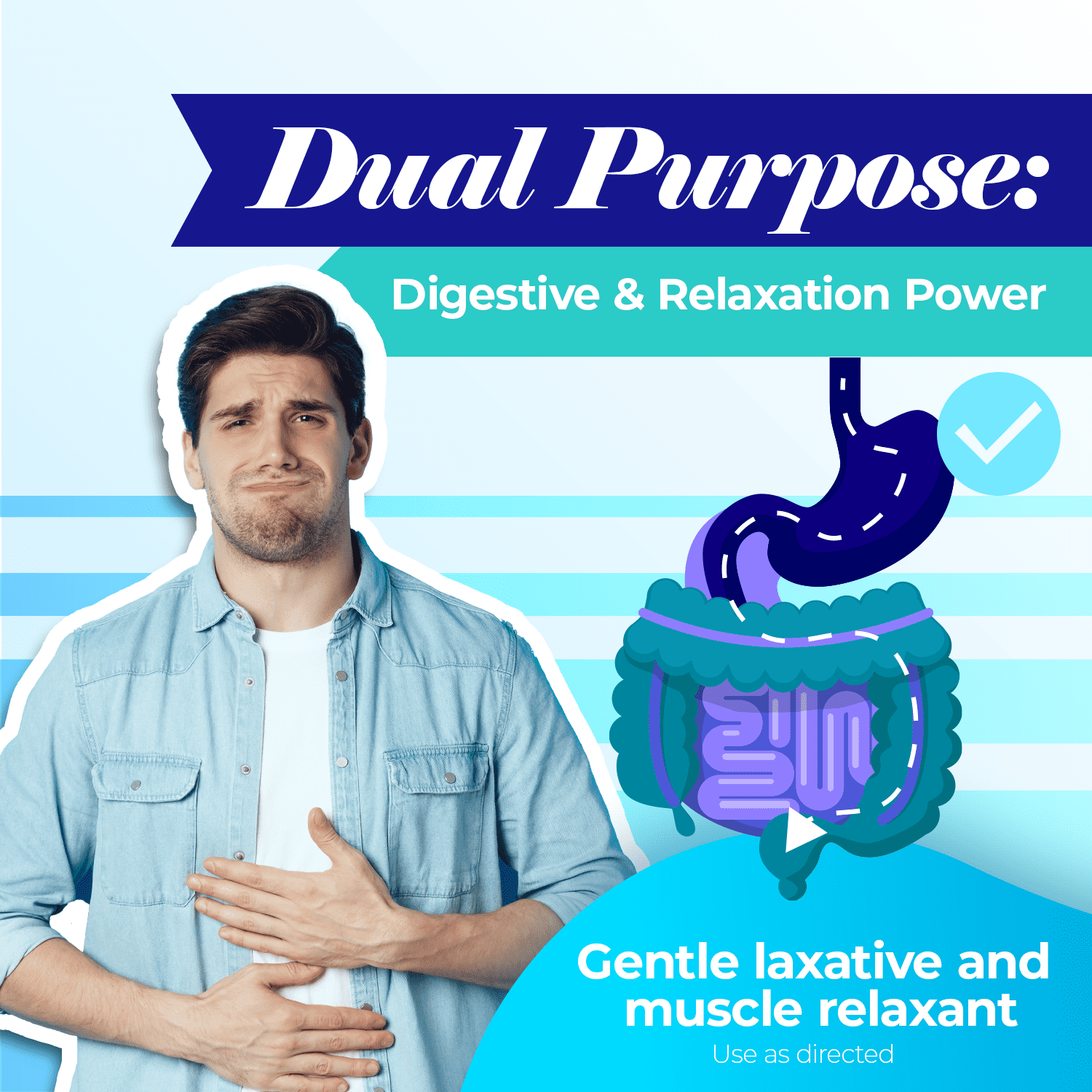 SAL INGLESA Epsom Salt Laxative for Constipation and Muscle Relief, Magnesium Powder, 2.82 oz, 1 pack
