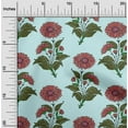 thumbnail image 1 of oneOone Viscose Chiffon Baby Blue Fabric Floral Block Quilting Supplies Print Sewing Fabric By The Yard 42 Inch Wide, 1 of 4