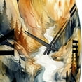 thumbnail image 5 of Designart "Nordic Beauty of Nature III" Scandinavian Oversized Wall Clock, 5 of 5