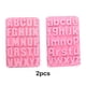 thumbnail image 3 of Cateissary 2 pack/lote molde de pastel fácil de limpiar amplia aplicación molde de silicona suave y elástico alfabeto Herramientas y accesorios para hornear Rosa, 3 of 6