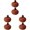 Brown-6pc, variant on 6Pcs Handmade Crochet Knit Mini Pumpkin Ornaments, Farmhouse Fall Thanksgiving Table Tray Wedding Decor, Brown
