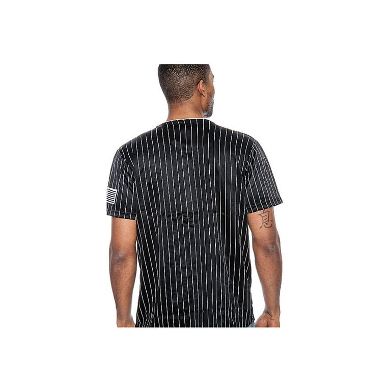 Men's Black The Rock Baseball Jersey