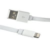 Blackweb 4' Sync & Charge Cable with Lightning Connector, White