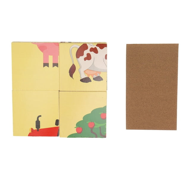 Rompecabezas para niños pequeños, rompecabezas de dibujos animados lindo para niños pequeños, rompecabezas de madera para bebés, rompecabezas de madera para niños, verdadera excelencia