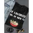 thumbnail image 3 of Favorite Men Is Ramen Art Shaped T-Shirt Women -Smartprints Designs, Female Small, 3 of 4