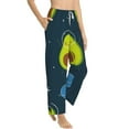 thumbnail image 2 of Daiia Avocado in Space Women's Sleep Pant with Pockets and Drawstring,Pajama Pants-Large, 2 of 9