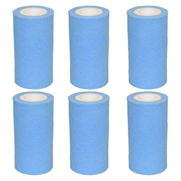 New Longer Lasting A or C Meltblown Pool Filter Replacement Compatible with 29000E/59900E Easy Set, Summer Escapes, Summer Inflatable Swimming Pool, A/C Pack of 6