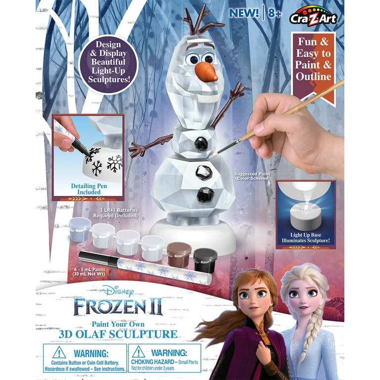 Kids Paint Kit Olaf from Frozen Paint kit Includes Everythin - Inspire  Uplift
