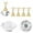 White, variant on Nail Stands Acrylic Tips Holders DIY Art Training Practice Display Fingernail Tools for Manicure