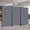 Gray, variant on Room Divider 6FT Portable Room Dividers and Folding Privacy Screens, Fabric Divider for Room Separation, Partition Room Dividers Freestanding Wall Divider Screen for Dorm Studio Office,4 Panel,Black