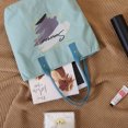 thumbnail image 2 of Sunveno Women's Canvas Tote Bag Should Bag, Green, 2 of 9