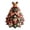 Reindeer, variant on DIY Quilted Christmas Tree Kit Handmade Fabric Holiday Decor Patchwork Sewing Craft with Plaid Snowflake Snowman Pattern and Snowman Topper Home Mantel Table Office Display (Snowman)