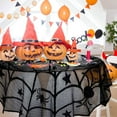 thumbnail image 4 of Halloween 4Pcs Tablecloth Bat Sets Decorations Lace Halloween Home Decor, 4 of 5