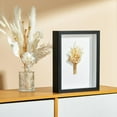 thumbnail image 3 of Eqkasio 8x10 Shadow Box Picture Frame Display Cases with Soft Linen Back, Black Deep Shadow Memory Box Frame 8x10 for Birthday Wedding Pet Graduation Items Flower Craft Ticket Photo(Black), 3 of 7