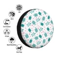thumbnail image 4 of Fotbe Sea Turtle Funda de Llanta de Repuesto con Estampado, Engrosada, Ajuste Universal para Jeep, Remolque, RV, SUV, Camión-14 inch, 4 of 6