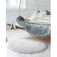 thumbnail image 4 of Faux Sheepskin Fur Area Rug, Luxury Fluffy Area Rug, Soft Furry, 4 of 4