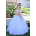 thumbnail image 4 of Ekidsbridal One-Shoulder Sequin Tutu Flower Girl Dress for Wedding Father Daughter Dance Ceremony Gown 182 10, 4 of 7
