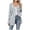 Light Gray, variant on Women's Fashion Vertical Stripe Solid Color Casual Long Sleeve Button Down Cardigan Knitted Wool Coat Long Cardigan Sweaters for Women Pink,S