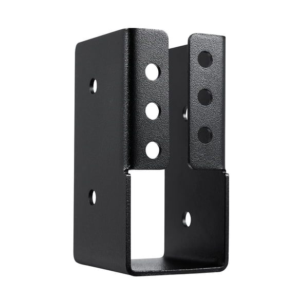 KFFKFF Concealed Joist Hanger, 2x4 Inch Outdoor Concealed-Flange Joist Bracket with Screws, Steel Light Joist Hangers for 1.93 x 3.62 Inch / 49 x 92 mm Beam