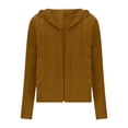 thumbnail image 3 of Oplxuo Women Open Front Cardigan Cable Knit Sweater Soft Slouchy Casual Long Sleeve Coats Outerwear to Wear with Shirt Blouse, 3 of 5