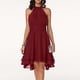 thumbnail image 3 of Vestidos Para Mujer Vestidos Elegantes Vestido de Lápiz Con Volantes de Doble Capa de Gasa Sin Mangas Con Cuello Redondo A La Moda Odeerbi  ODB160184, 3 of 8