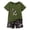 Dark Green, variant on Gyujnb Toddler Boys Camo Dinosaur 2 Piece Outfit Short Sleeve T Shirt and Camo Shorts Summer Casual Set,6-7 Years