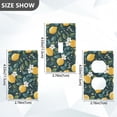 thumbnail image 7 of Yayeee Blank Wall Plate Cover 1-Gang 4.5"x2.7" Home Unused Decorative Outlet, Yellow Lemons, 7 of 7