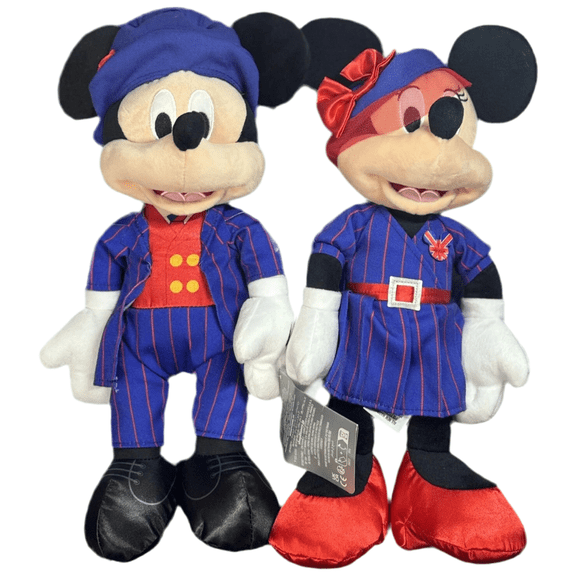 Disney Parks Epcot World Showcase UK Pavilion London Mickey & Minnie Plush