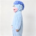 thumbnail image 5 of Funny Big‑Mouth Monster Adult Onesie Pajamas, Coral Fleece One‑Piece Cartoon Cosplay Costume Loungewear Party, 5 of 5