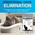 thumbnail image 6 of NonScents Cat Litter Deodorizer - Litter Box Odor Eliminator - Less Scooping Extends Kitty Litter Lifespan - Fragrance-Free Formula Eliminates Unpleasant Cat Odors - Fresh Scent Litter Pans, 6 of 6