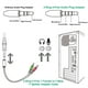 thumbnail image 4 of 2pcs 3.5mm 4 Polos Audio Estéreo Y Splitter Cable Adaptador A, 4 of 9