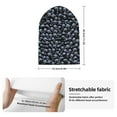 thumbnail image 2 of Hirioo Gothic Skull for Men's Knit Cuffed Beanie for Outdoor Activities Unisex, 2 of 6