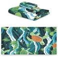 thumbnail image 2 of Coolnut Turtle Bathroom Towel Set Absorbent Soft 3-Piece Bath Towel Hand Towel Washcloth Decorative Towels for Bathroom Gym Hotel Beach Swimming Pool Washcloth Gift, 2 of 7
