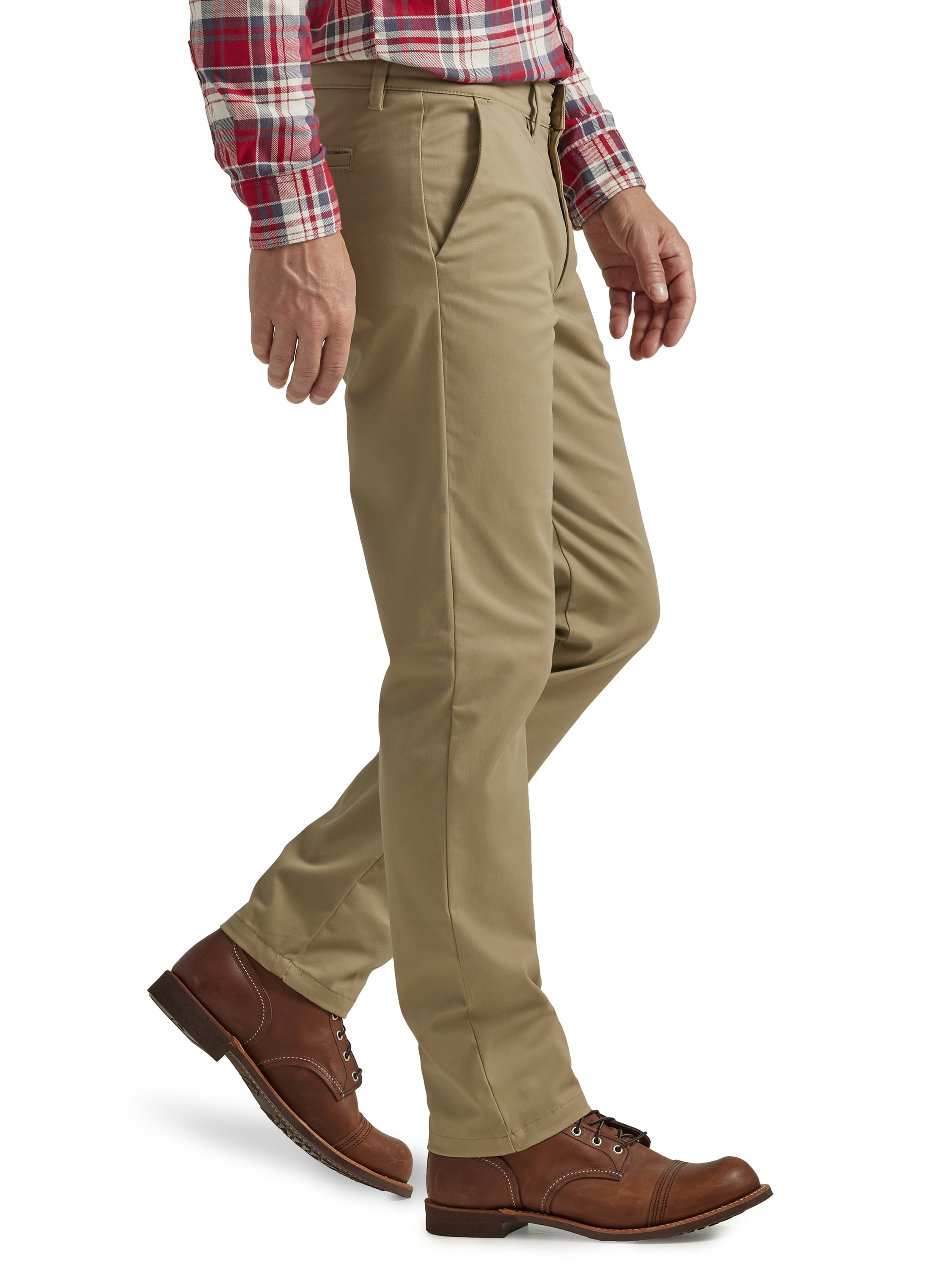 Lee® Men's Legendary Flat Front Slim Straight Pant with Wrinkle Resist