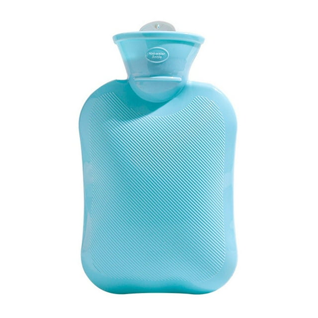1 Pcs 500ml Hot Water Bottle Eco-friendly Heat Resistant PVC Explosion-proof Hot Water Cover Bag for Home
