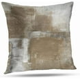 thumbnail image 3 of TaupeThrow Pillow Cover,Pack of 4 Soft Velvet Decorative Cushion Cover for Sofa Bedroom Living Room (20X20 inch,Taupe), 3 of 5