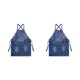 thumbnail image 3 of Delantal de cocina multiusos Matsuzay unisex de tela duradero y elegante Azul 2Conjunto, 3 of 6