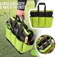 thumbnail image 1 of Garden Tools Organizer Bag with Large Capacity and Standable Design for Outdoor Indoor Use Adjustable Shoulder Strap Storage for Electricians and Contractors, 1 of 1