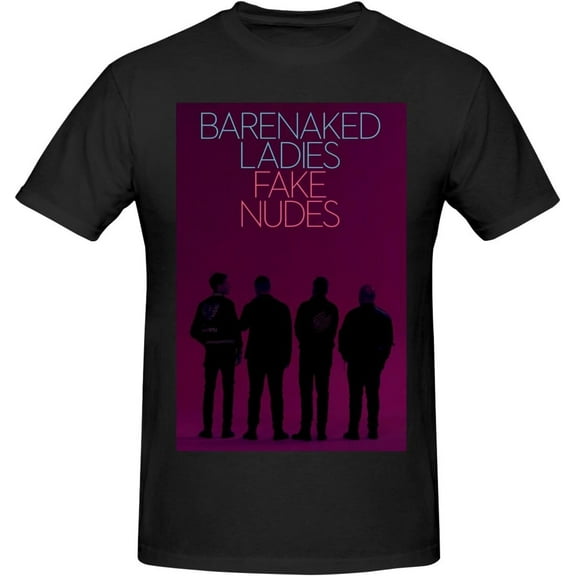 Barenaked Ladies Music T-Shirt for Men Women Cotton Crew Neck Short Sleeve Casual Stylish Tee Black