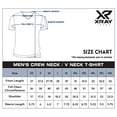 thumbnail image 3 of X RAY Men's Stretch Soft Cotton Slim Fit Short Sleeve Crewneck T-Shirt, Fashion Casual Tee for Men, Slate Blue - Crewneck, XX-Large, 3 of 6