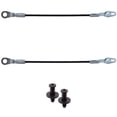 thumbnail image 2 of Brock Replacement 4 Pc Set Tailgate Cables with Striker Bolts Compatible with 1999-2009 Silverado Sierra Avalanche Escalade EXT H2 Pickup Truck 88980509, 2 of 9