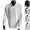 White, variant on Men's Cotton Long Sleeve Golf Sweatshirt Knit Pullover Johnny Collar Open Neck Shirts Warm Top for Business Casual Office Daily Wear, Gray, S