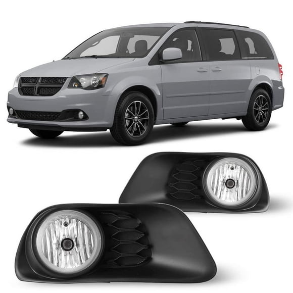 Winjet Compatible avec [2011 2012 2013 2014 2015 2016 2017 2018 2019 Dodge Grand Caravan] Feux de Brouillard + Interrupteur + Kit de Câblage