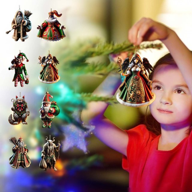 Bowayaoa Christmas Tree Legendary Ornament, Whimsical Holiday Decoration for Tree, Unique Festive Décor with Durable Craftsmanship, Fun Classic Christmas Decor Gift