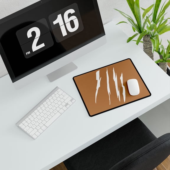 Effete Feline Claw Marks Scratch Desk Mats