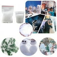thumbnail image 3 of AMERTEER Christmas Decoration Artificial Plastic Dry Snow Powder Xmas Gift DIY Scene Prop, 3 of 5