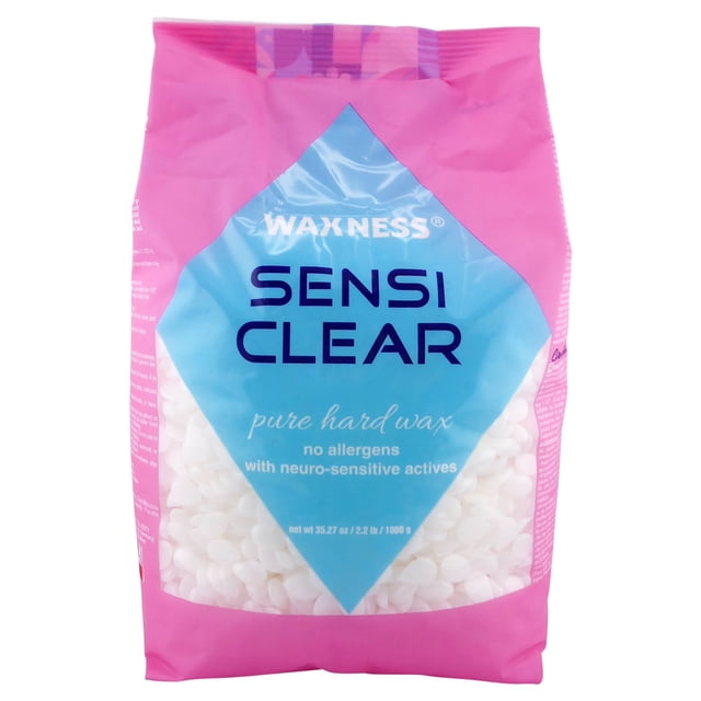 Hard Waxness Sensi, vidrio transparente sin colofonia, 1 kg